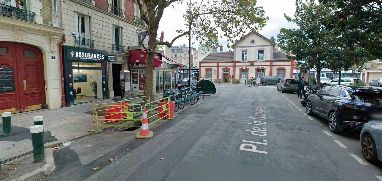Agence SL Conseils face à la gare des Vallées à La Garenne-Colombes